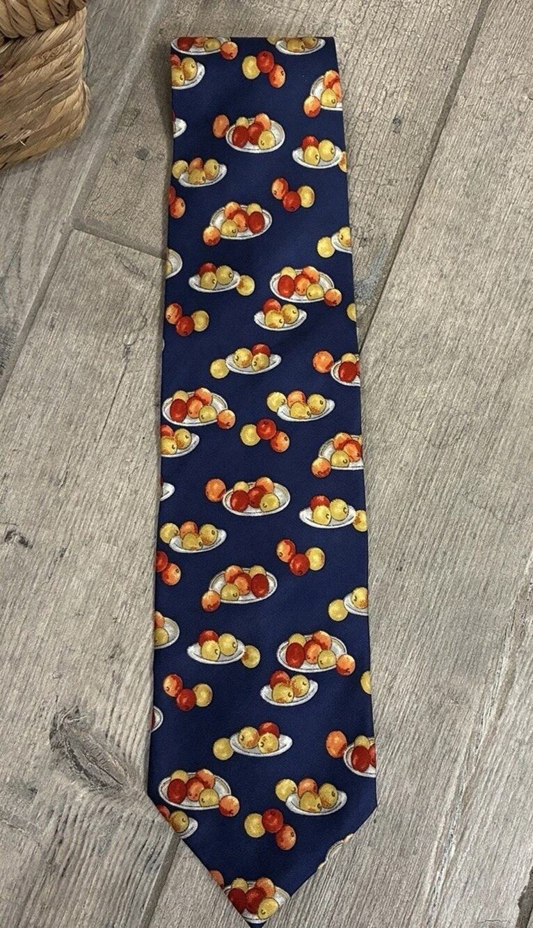 Philadelphia Museum of Art Silk Tie Vintage Post-Impressionist Fruit Still Life
